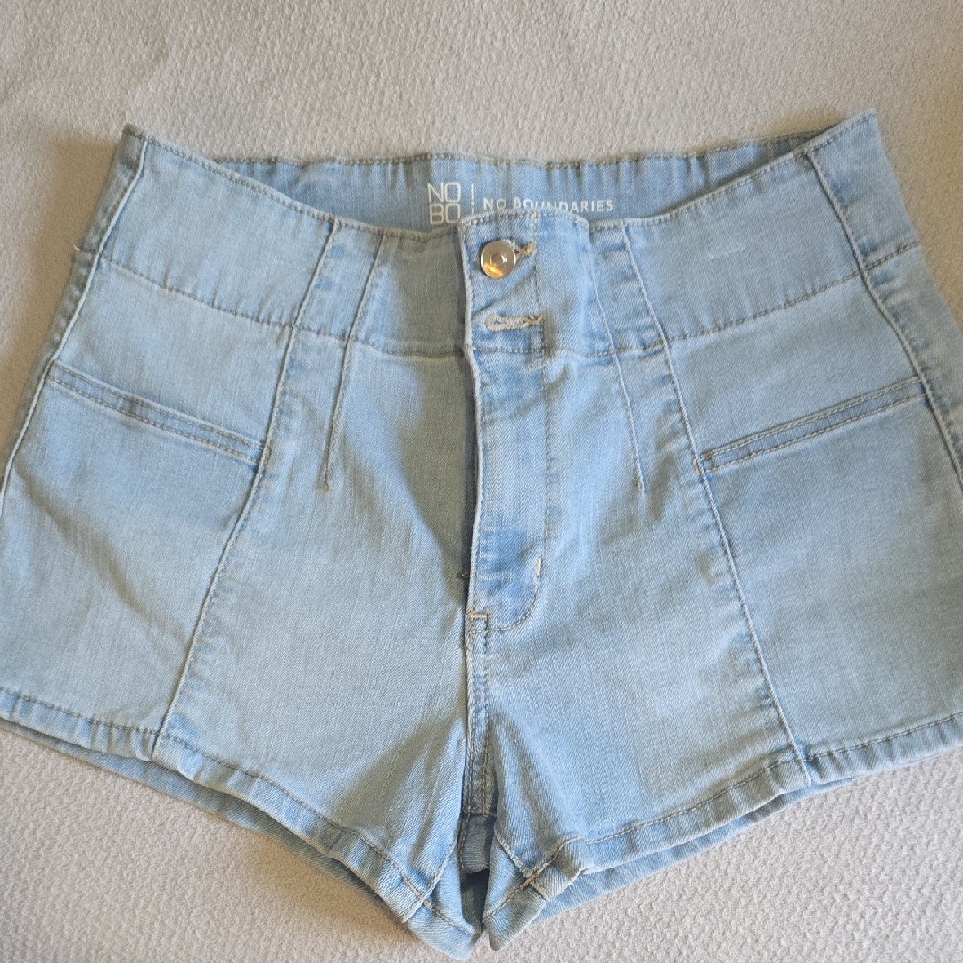 No Boundaries Light Denim Jean Shorts